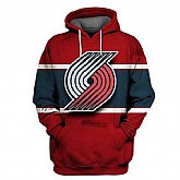 Blazers Red All Stitched Hooded Sweatshirt,baseball caps,new era cap wholesale,wholesale hats